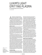 Luxim plasma